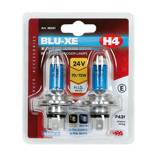 24V Lampada Alogena Blu-Xenon H4 70/75W 2PZ