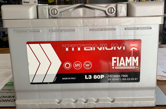 Batteria Auto Fiamm L380P 80 Ah 730A 12V