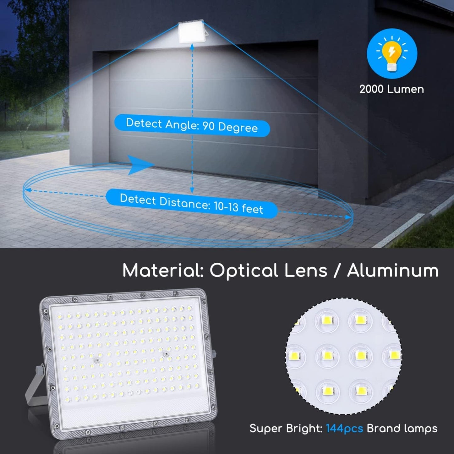 - Faretto Led Esterno Con Pannello Solare,200W, Luce Bianca 6500K. Super Luminosa Faro Con Pannello Solare. Grado Di Protezione IP65/IK08, Faretto Solare Con Telecomando È Funzione Timer.