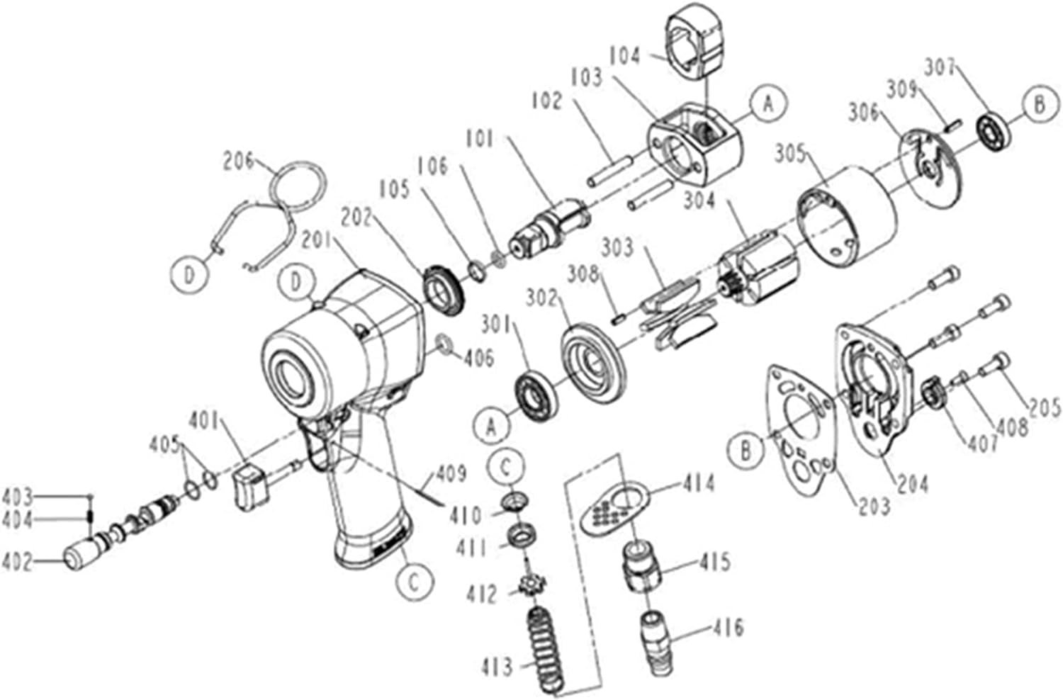 1927Xm Avvitatore Reversibile Compatto, 1/2 Mm