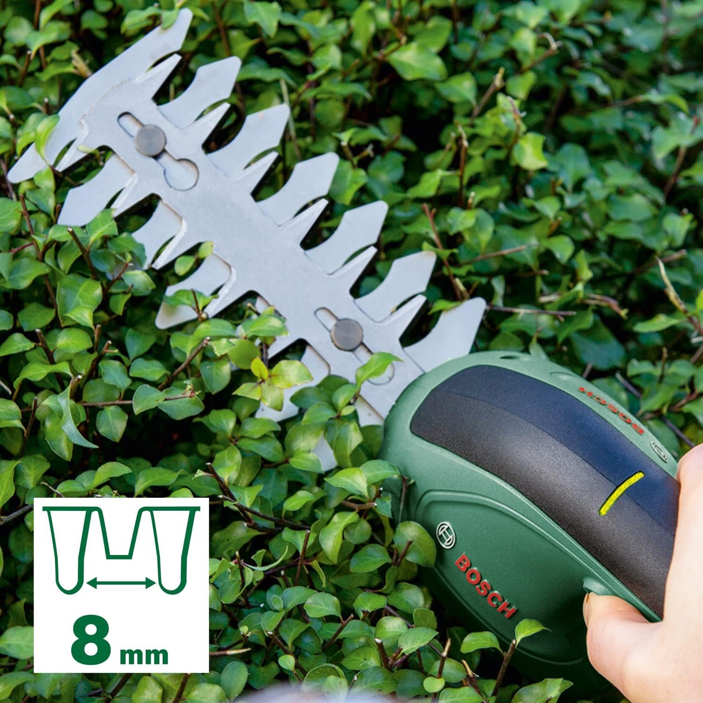 Home and Garden Cesoie Da Giardinaggio Easyshear (Batteria Da 3,6 V Integrata, Durata Batteria: 40 Min, Lunghezza Lame: 12 Cm (Rifilasiepi) / 8 Cm (Per Erba), Confezione in Cartone)