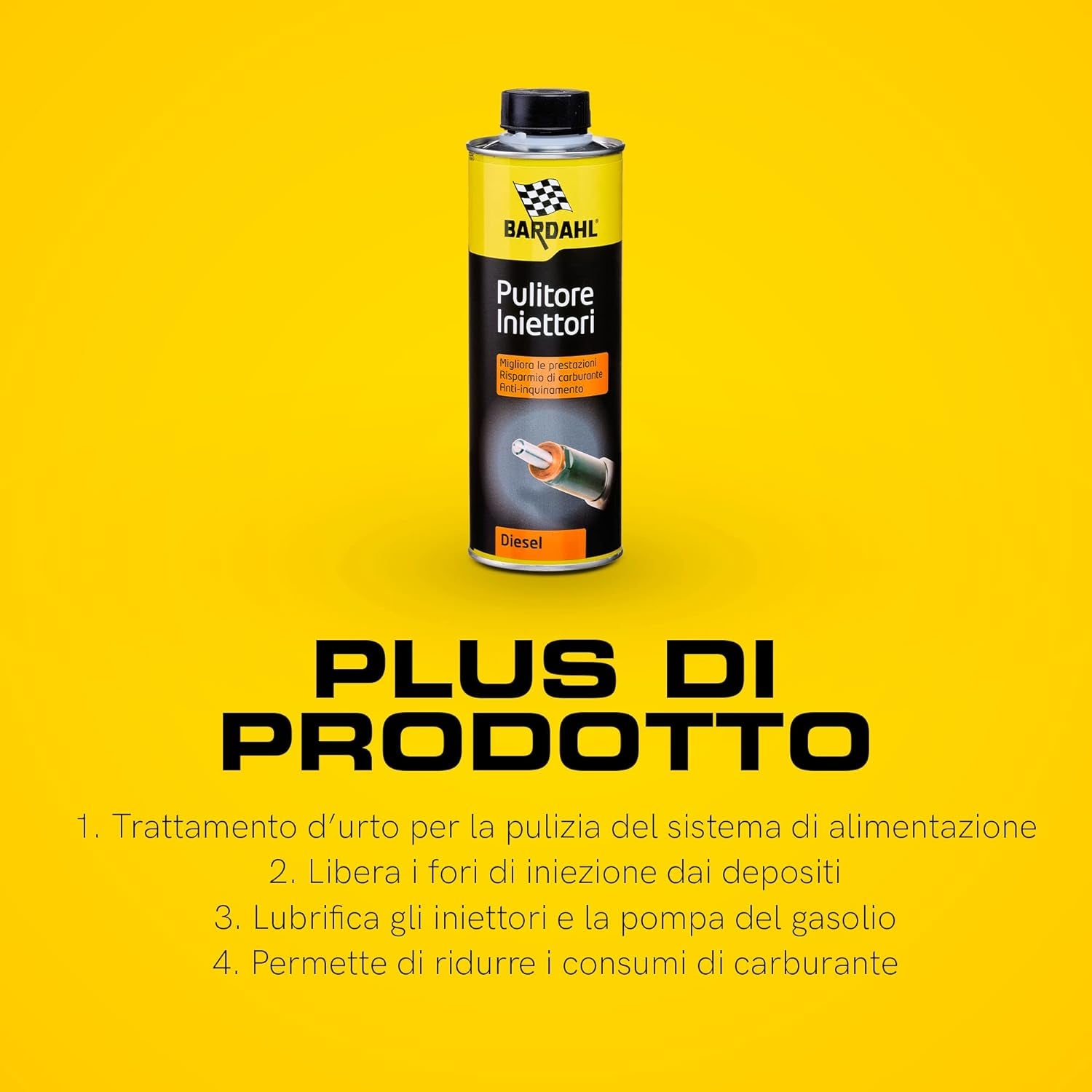 - Additivo Pulitore Iniettori Diesel, Compatibile Con Filtro Antiparticolato, Lubrifica Gli Iniettori E La Pompa Del Gasolio, 500Ml