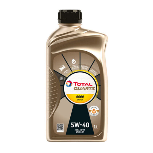 Total Quartz 9000 ENERGY 5W40 - 1 Litro Olio Motore Auto Sintetico