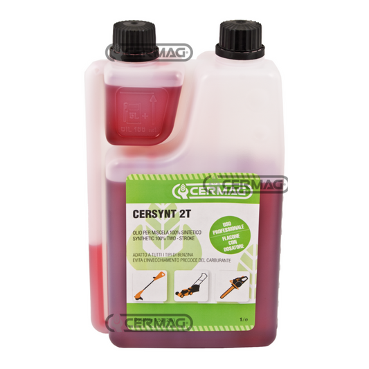 Olio Miscela Sintetico CERSYTN 2T - 1 Litro