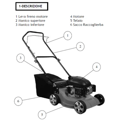 Tagliaerba a scoppio Sandrigarden SG-12341 123cc