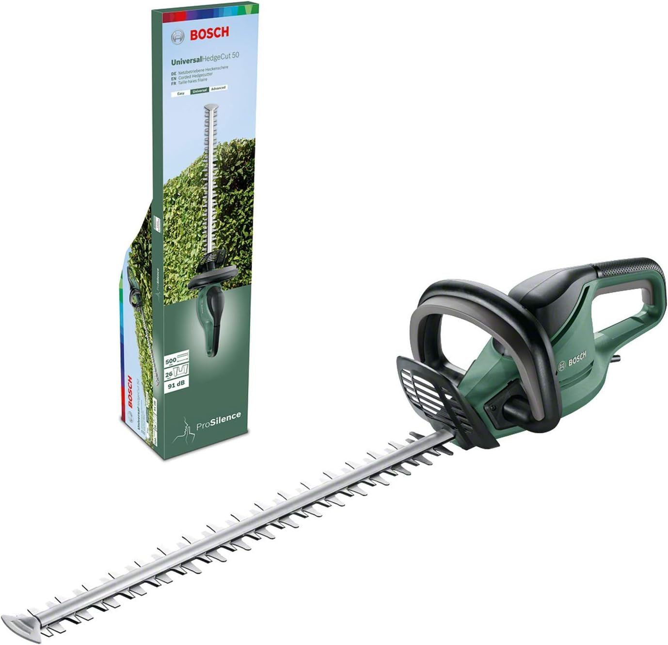 Home and Garden Tagliasiepi Elettrico Easyhedgecut 45, 420 W, Lunghezza Lama 45 Cm, Verde