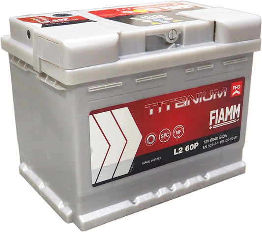 Batteria Auto Da 60AH 12V 540A Cassetta L2 60P Titanium Pro