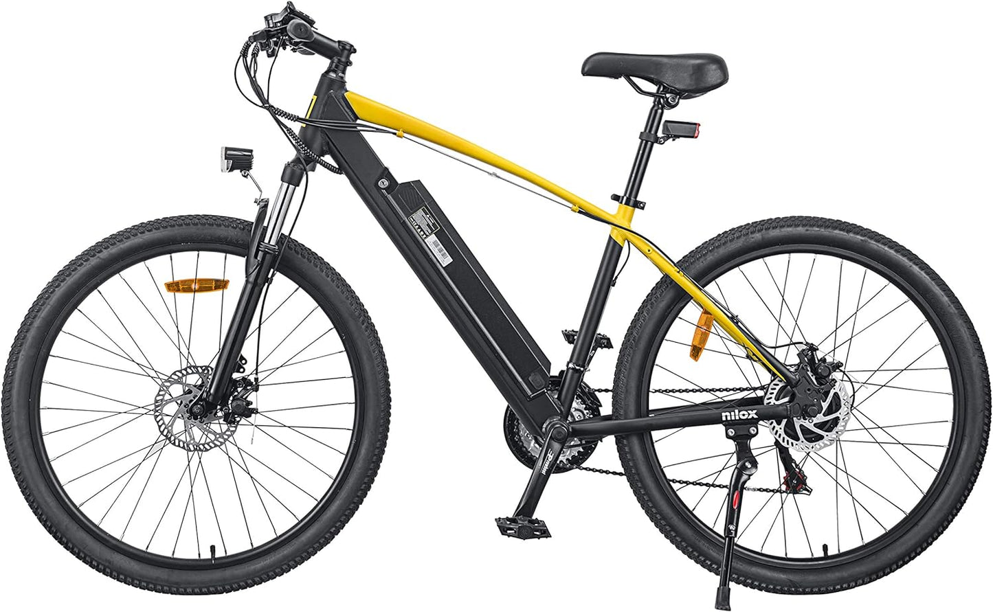 , E-Bike X6 National Geographic, Bici Elettrica a Pedalata Assistita, Motore Brushless High Speed 250W E Batteria LG 36 V, 10.4 Ah, Pneumatici Da 27.5” X 2.10” E Cambio Shimano 21 Velocità