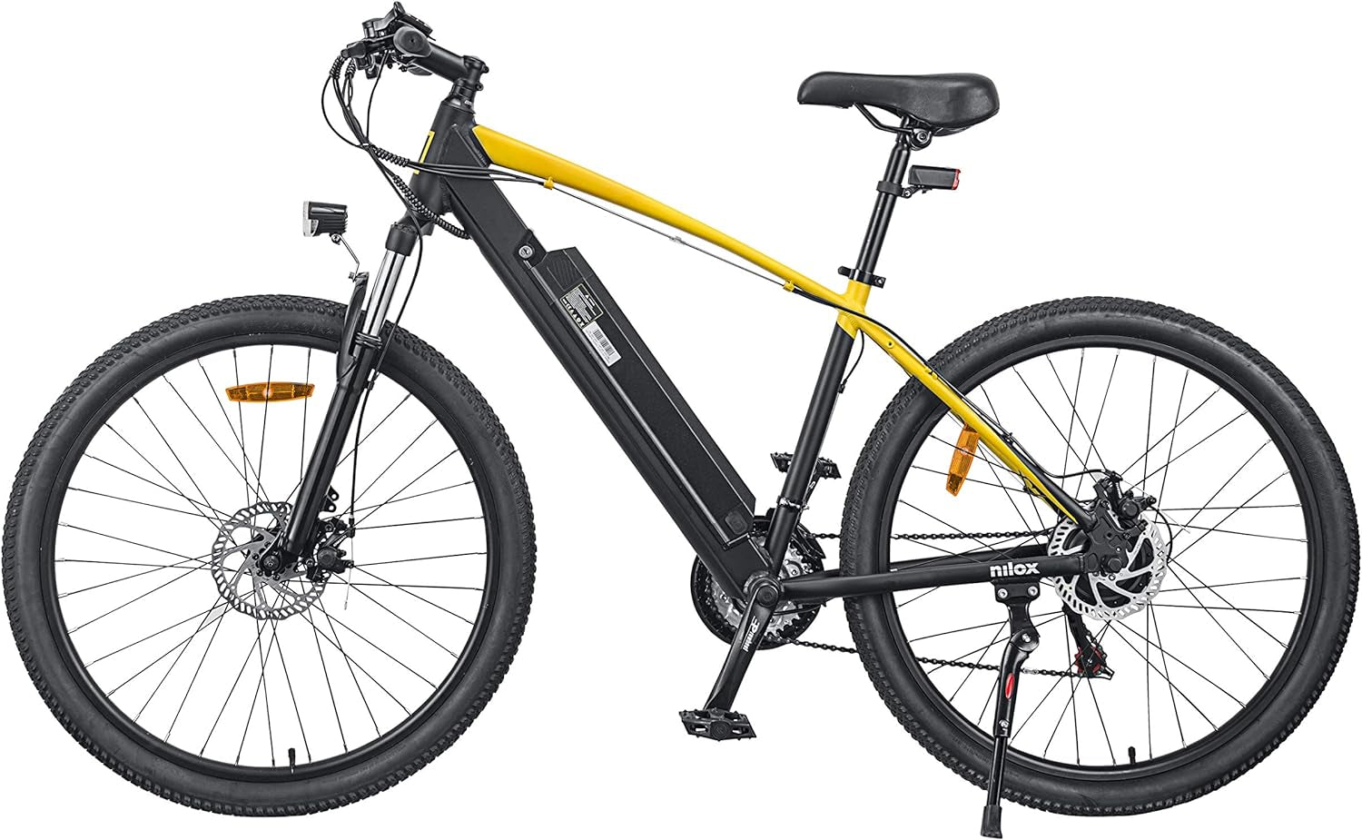 , E-Bike X6 National Geographic, Bici Elettrica a Pedalata Assistita, Motore Brushless High Speed 250W E Batteria LG 36 V, 10.4 Ah, Pneumatici Da 27.5” X 2.10” E Cambio Shimano 21 Velocità