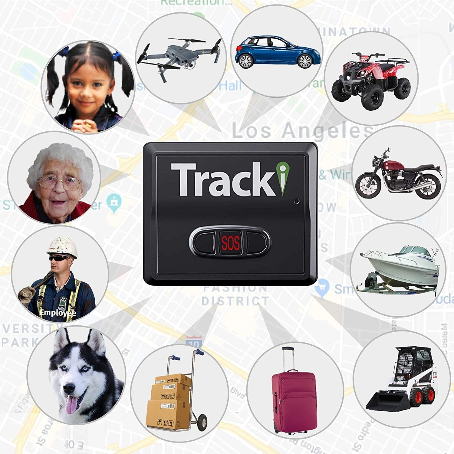 4G GPS Tracker per Auto - Abbonamento Richiesto- Mini Localizzatore Con SIM, Tracciamento in Tempo Reale per Moto, Bici, Anziane, Collare Cani, Bambini, Geo-Fence, App, Copertura EU E Mondiale